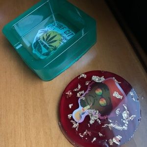 handmade coasters/trays/ashtrays